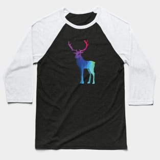 Colorful Reindeer Baseball T-Shirt